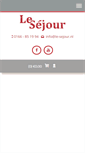 Mobile Screenshot of le-sejour.nl
